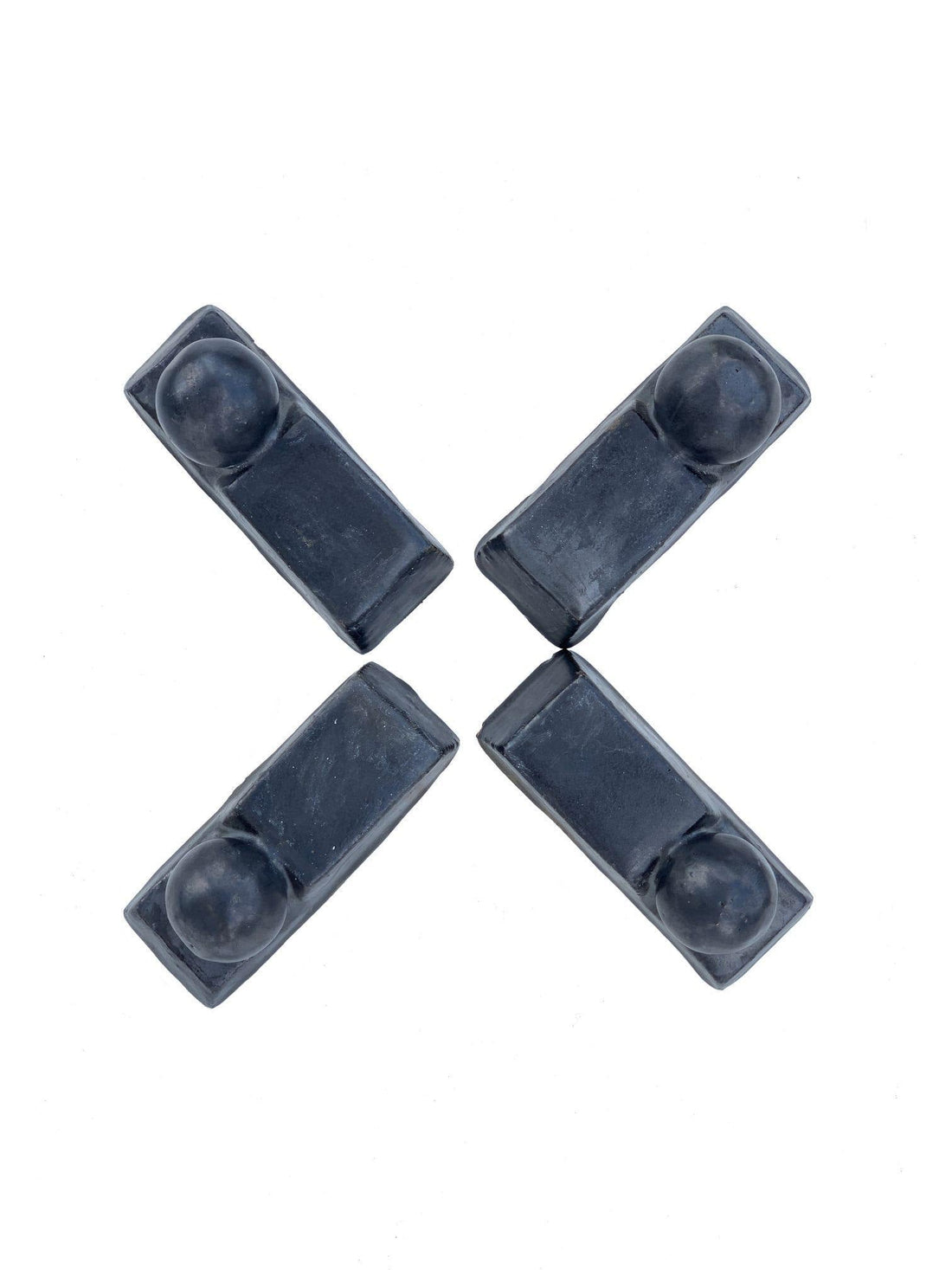 Matte Black Ceramic Pot Feet | Ten Thousand Pots