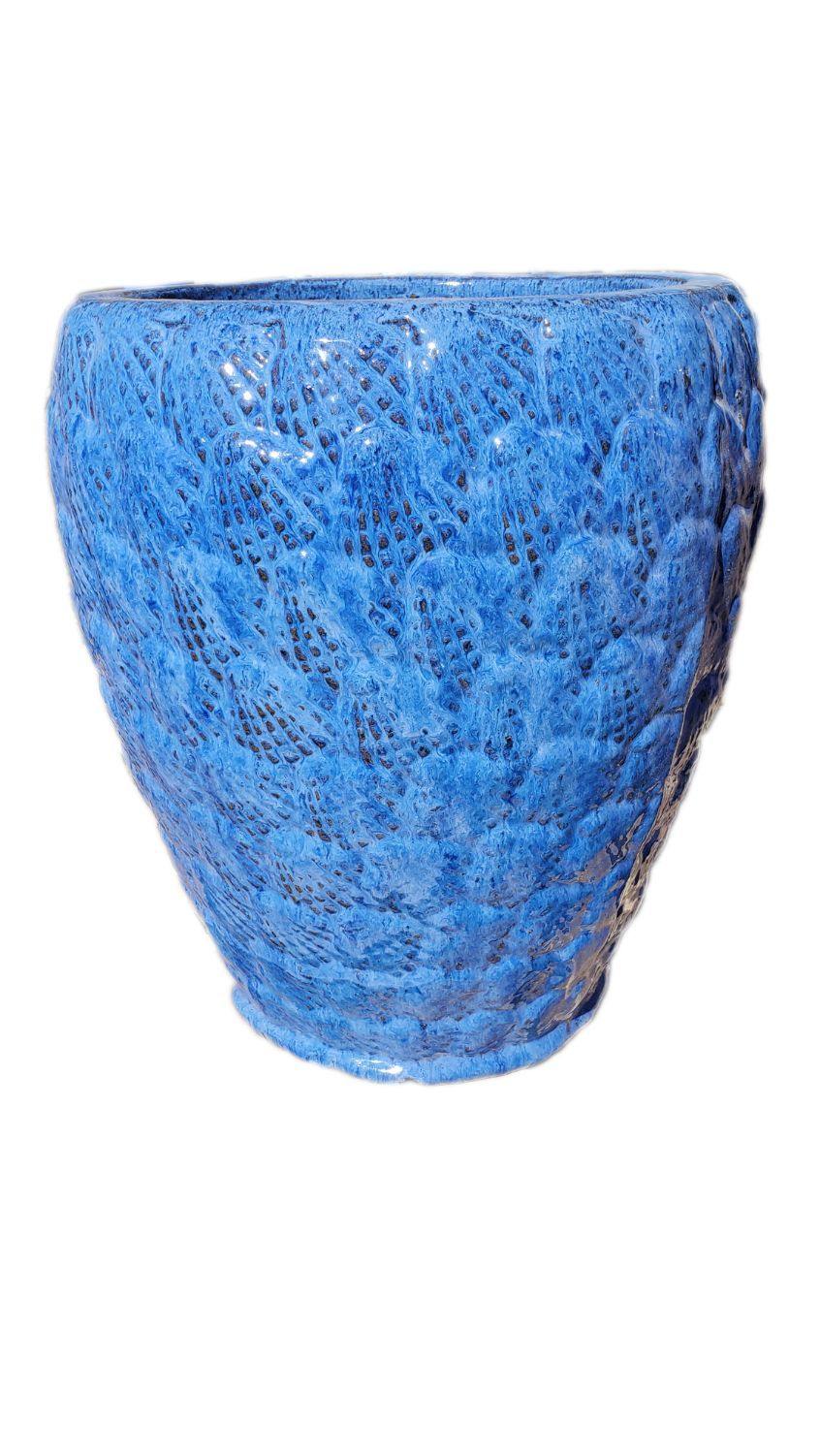 Blue Ceramic Shell Pot | Ten Thousand Pots