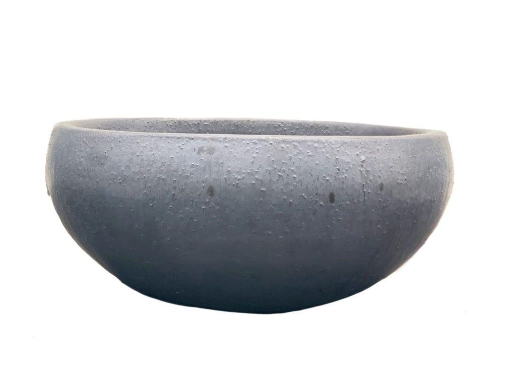Image of a gray low bowl