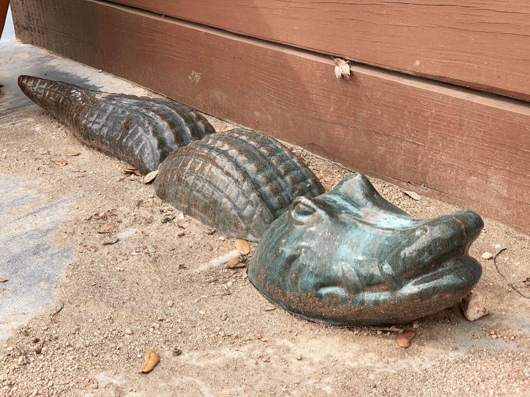 Ceramic Alligator Accent | Ten Thousand Pots