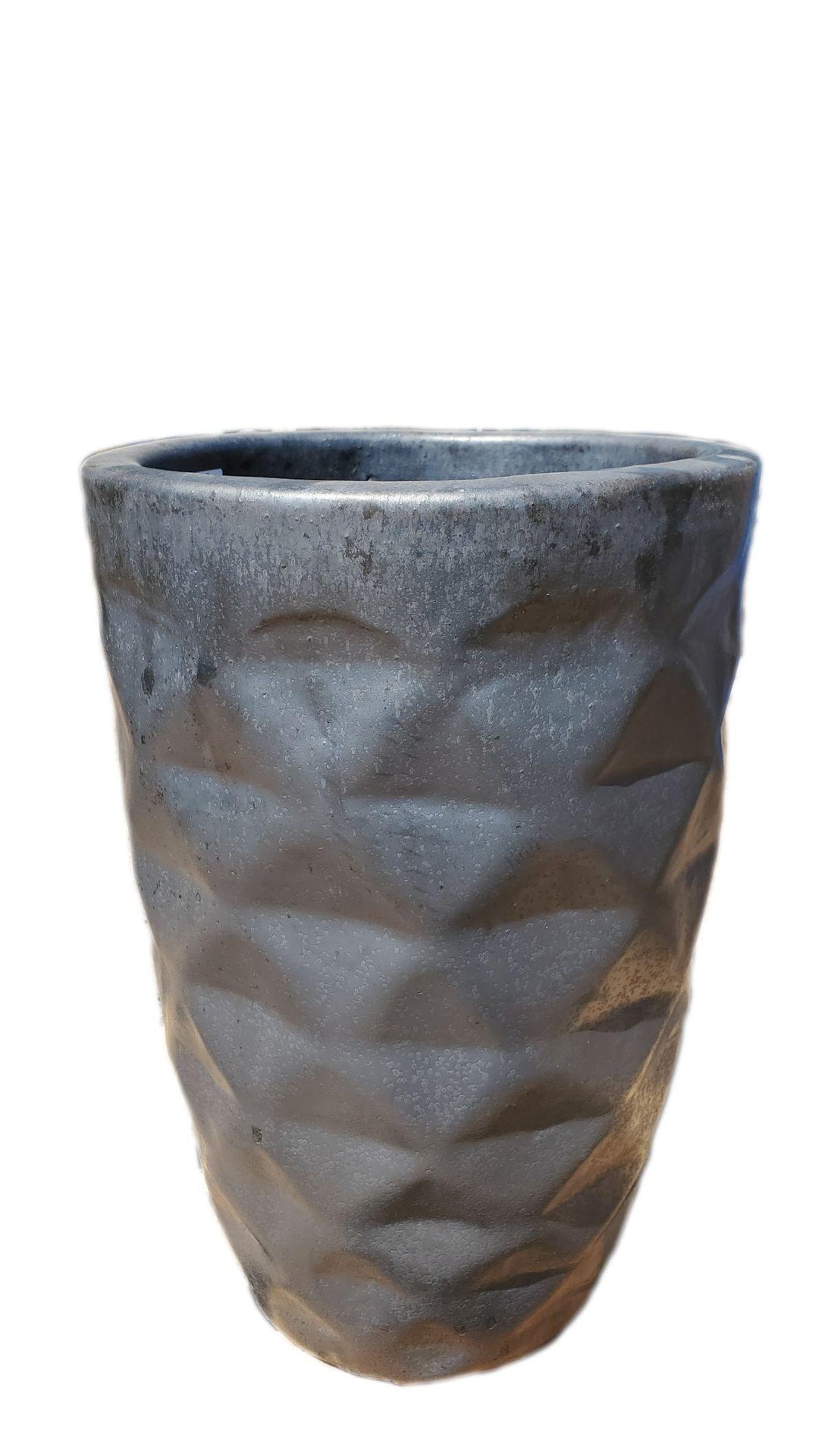 Matte Black Tall Dynamic Ceramic Planter | Ten Thousand Pots