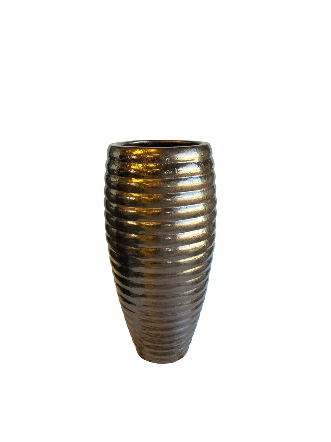 18K Gold Honey Cone Ceramic Pot | Ten Thousand Pots