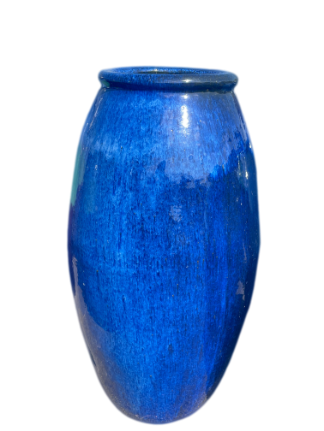 Cobalt Blue Ceramic Toggle Pot with Lip | Ten Thousand Pots