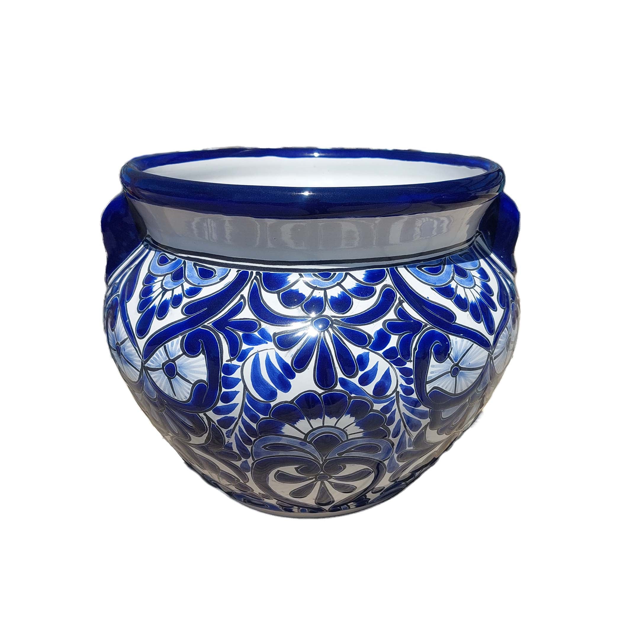 Blue &amp; White Talavera Chata | Ten Thousand Pots