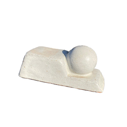 White Ceramic Bari Pot Feet | Ten Thousand Pots