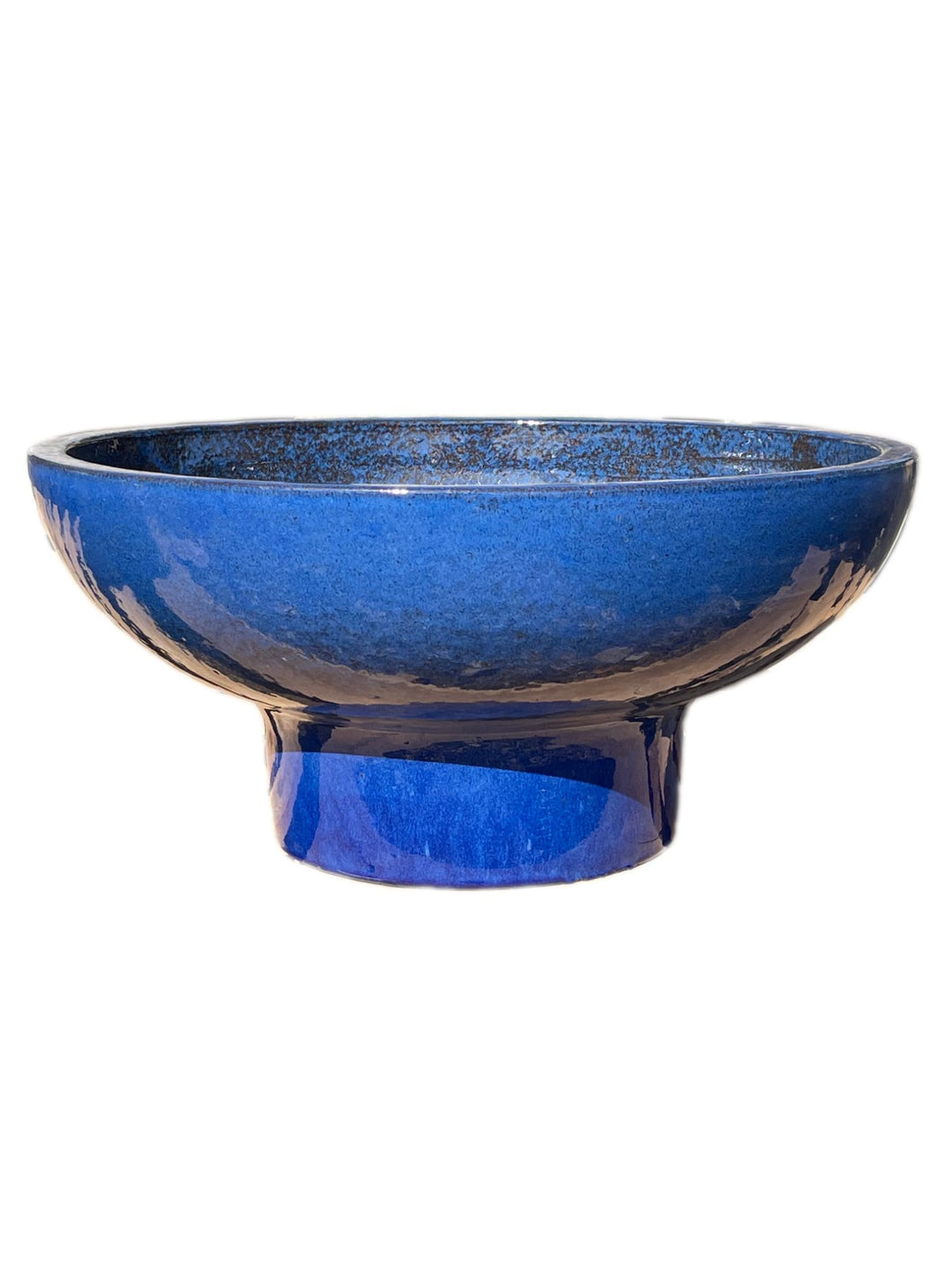 falling Blue Short Contemporary Ceramic Planter | Ten Thousand Pots
