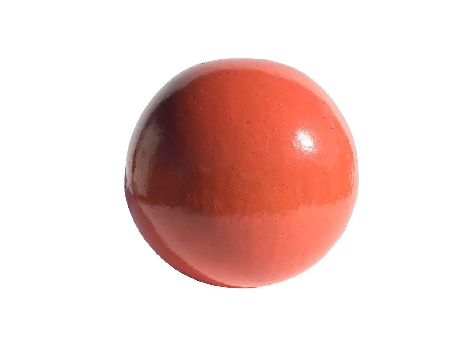 5012S26 - Orange Ceramic Garden Sphere