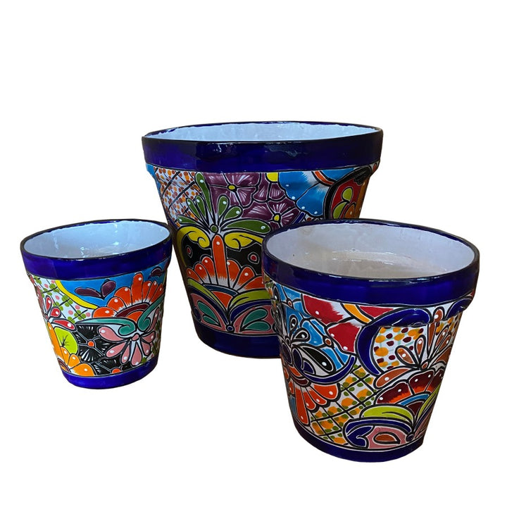 Talavera Pottery Flower Pot Multisize | Ten Thousand Pots
