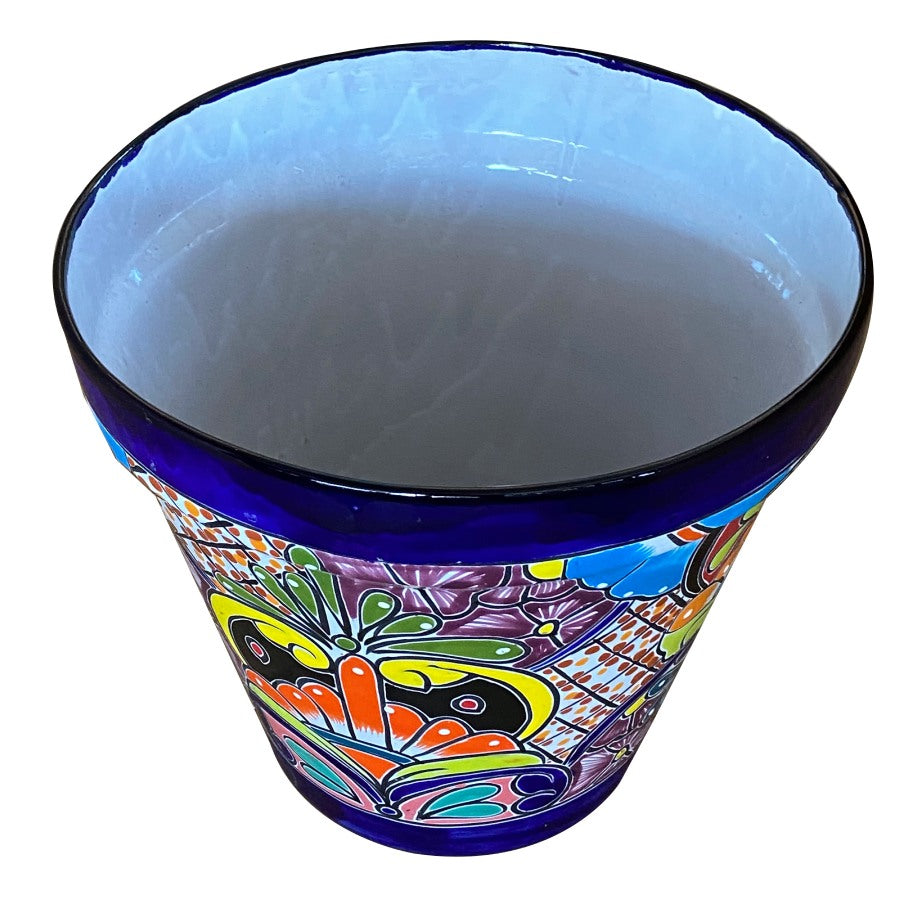 Talavera Pottery Flower Pot - Multicolor | Ten Thousand Pots