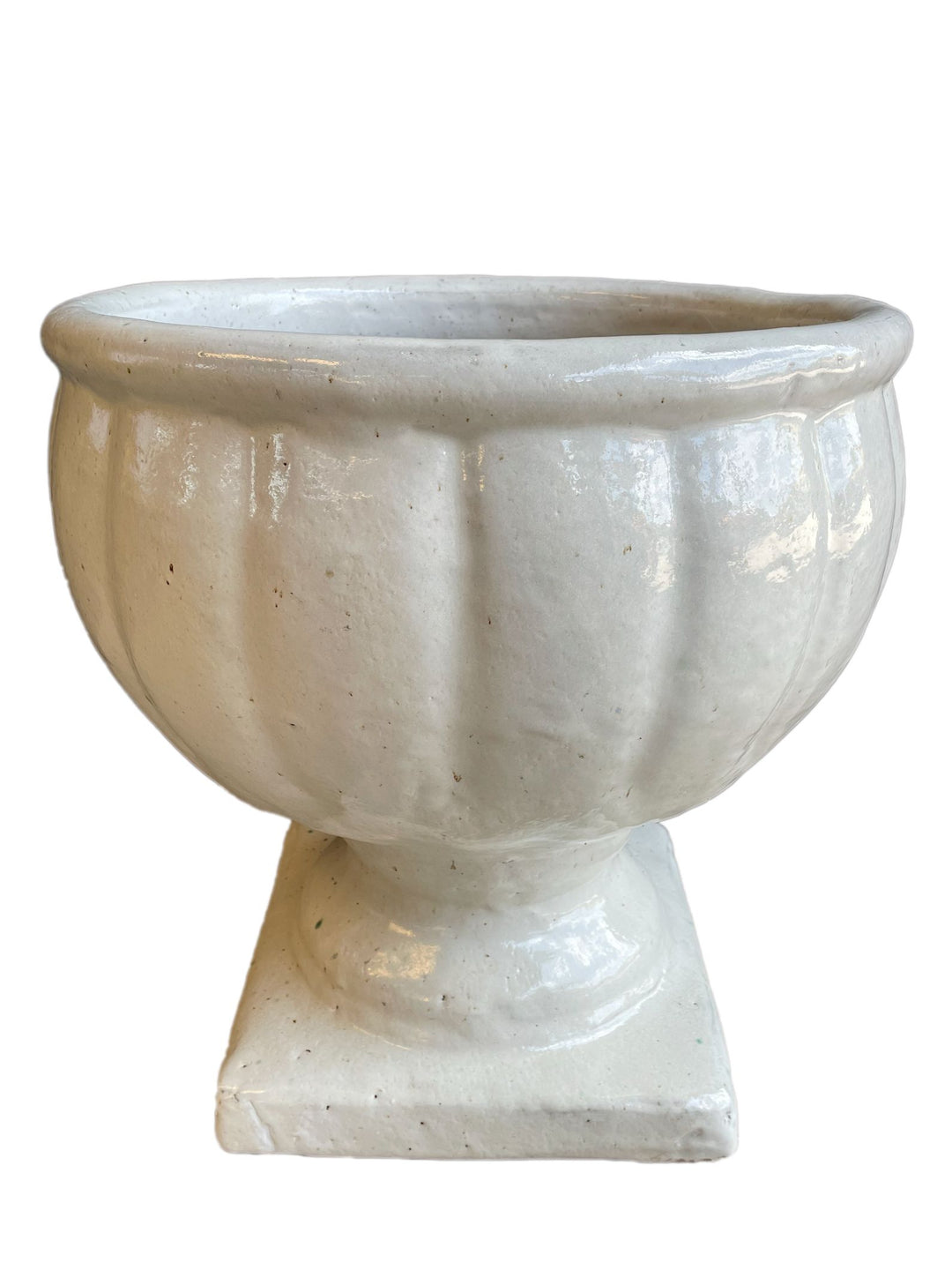 White Ceramic Olympia Urn