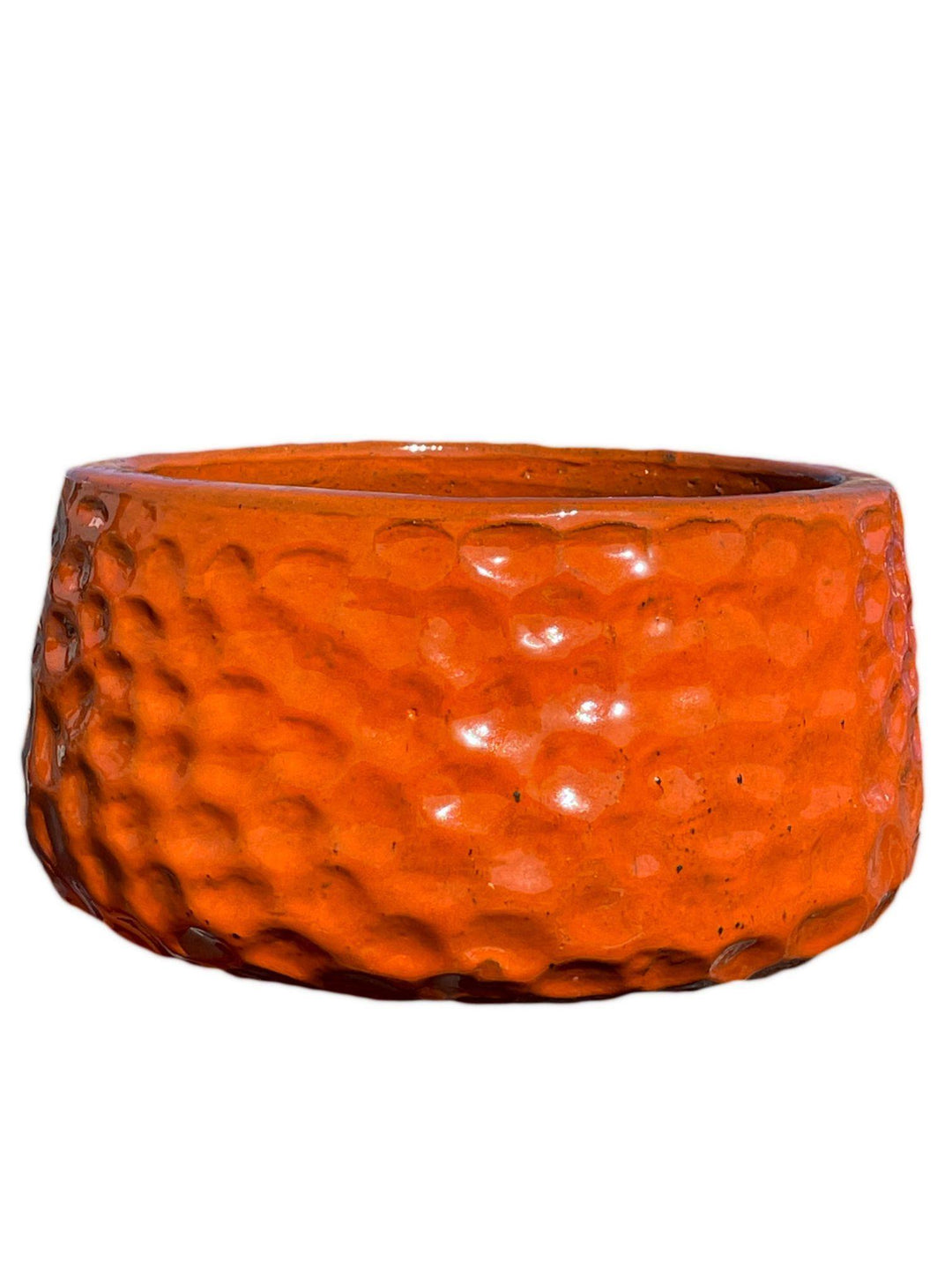 Pumpkin Spice Ceramic Low Dimple Bowl | Ten Thousand Pots