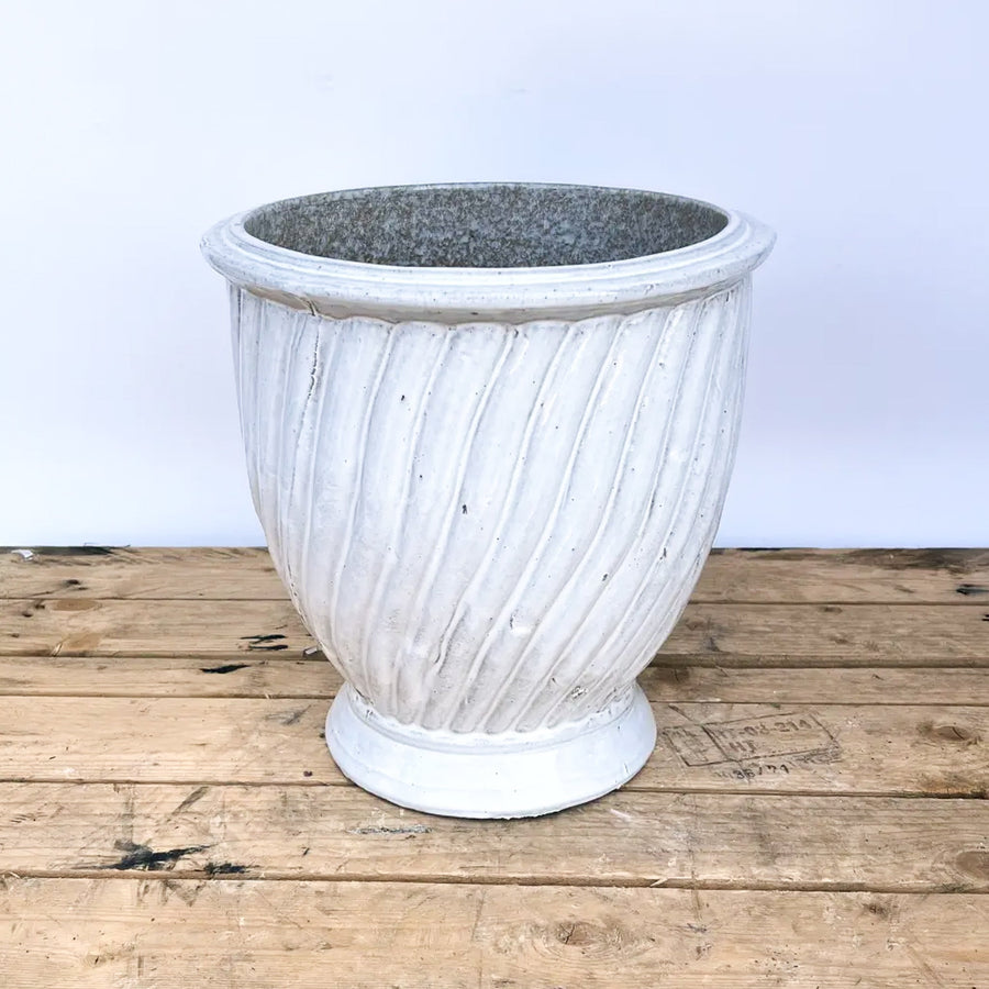 Ceramic Ridged Urn | Ten Thousand Pots