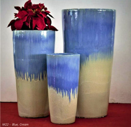 Round Tapered Ceramic Cylinder | Ten Thousand Pots