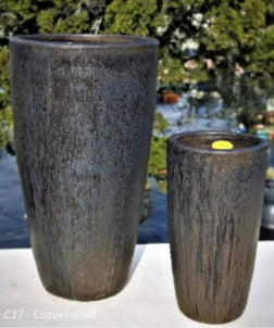 Round Tapered Ceramic Planter | Ten Thousand Pots