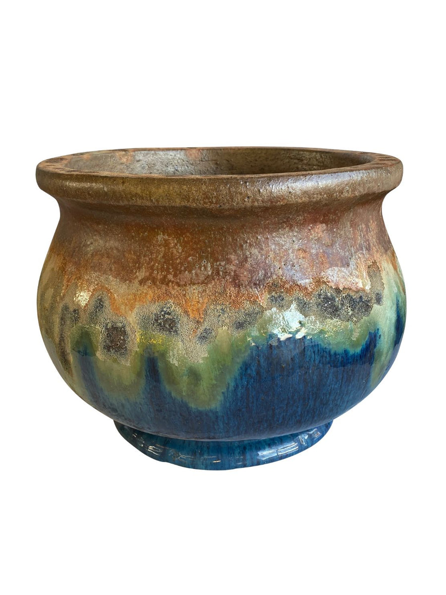 Angkor/Marble Green Tavito Cup Ceramic Pot - Ten Thousand Pots