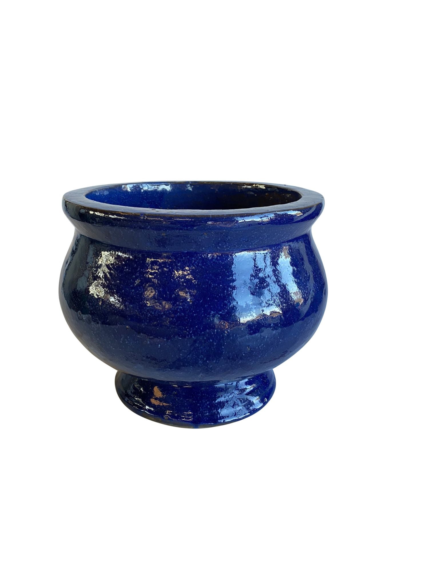 8646N8 - Blue Tavito Cup Ceramic Pot