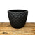 9784C8A - Matte Black Ceramic Waffle Planter