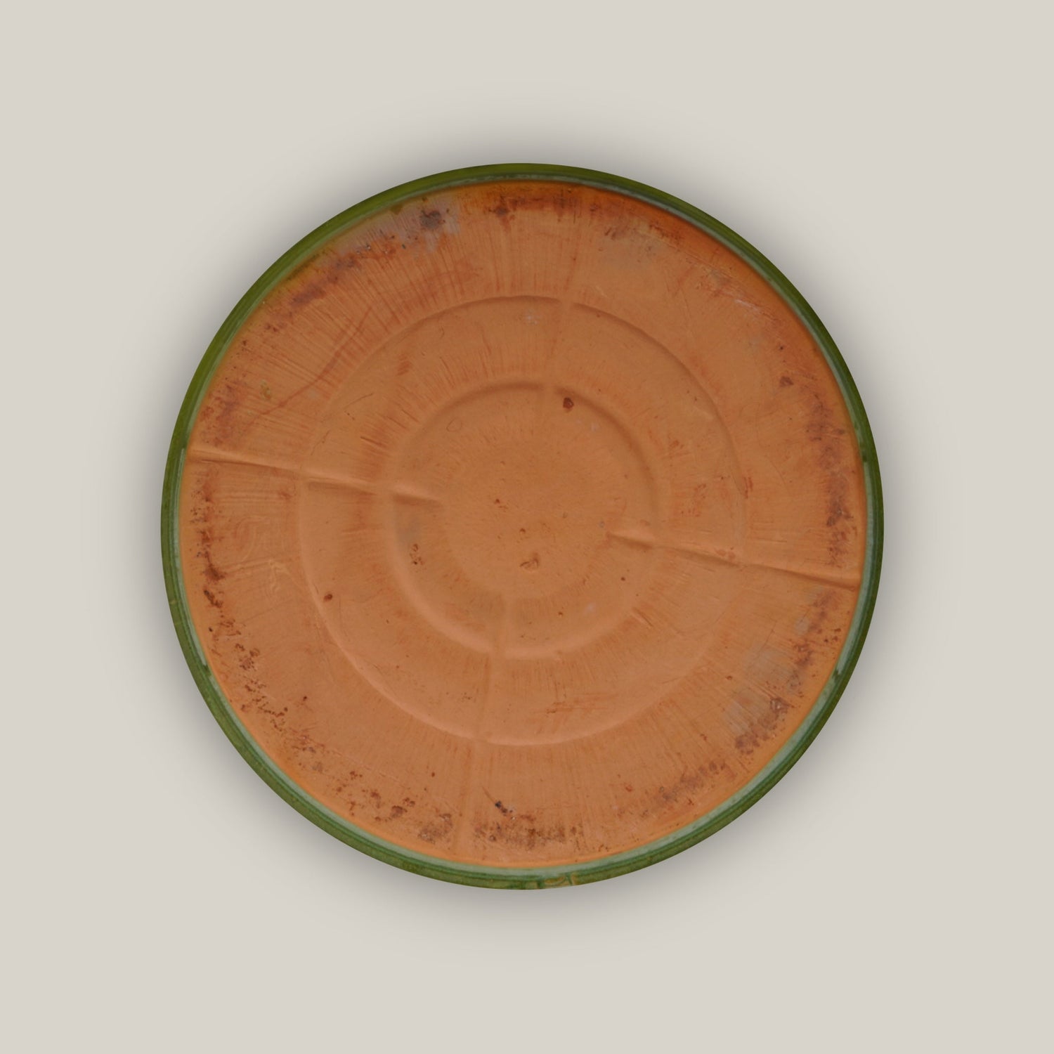 6135H20 - Round | Apple Green Ceramic Plant Saucer | High Fired Ecofriendly Clay - Sizes 8&quot;-24&quot; - FREE SHIPPING