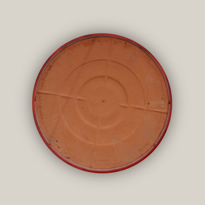 6135H44FS - Round | Chili Red Ceramic Plant Saucer | High Fired Ecofriendly Clay - Sizes 8&quot;-24&quot; - FREE SHIPPING