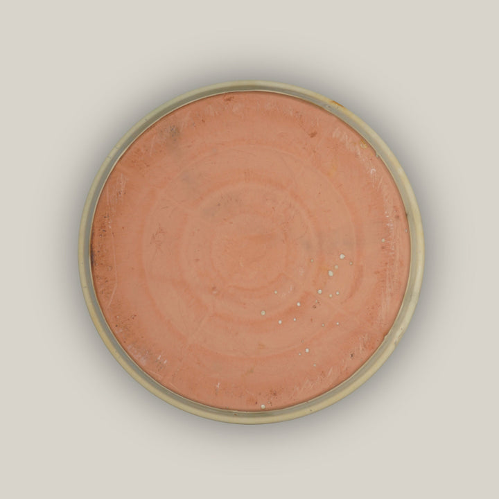 Yellow Cream Round Ceramic Saucer - FREE SHIPPING