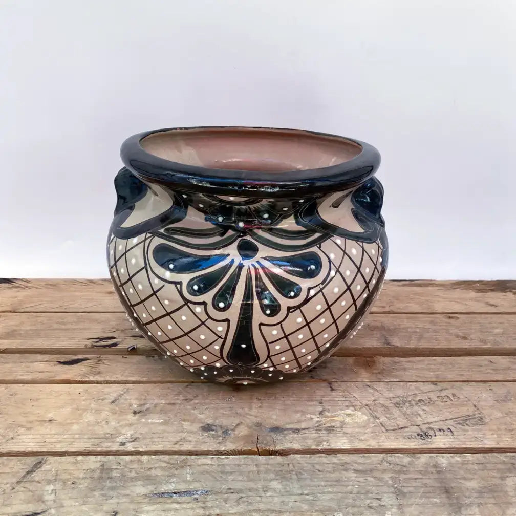 Multicolor Talavera Chata | Ten Thousand Pots - green 4