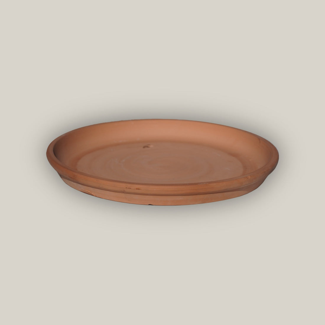 6135H27FS - Round | Unglazed Ceramic Plant Saucer | High Fired Ecofriendly Clay - Sizes 8&quot;-24&quot;