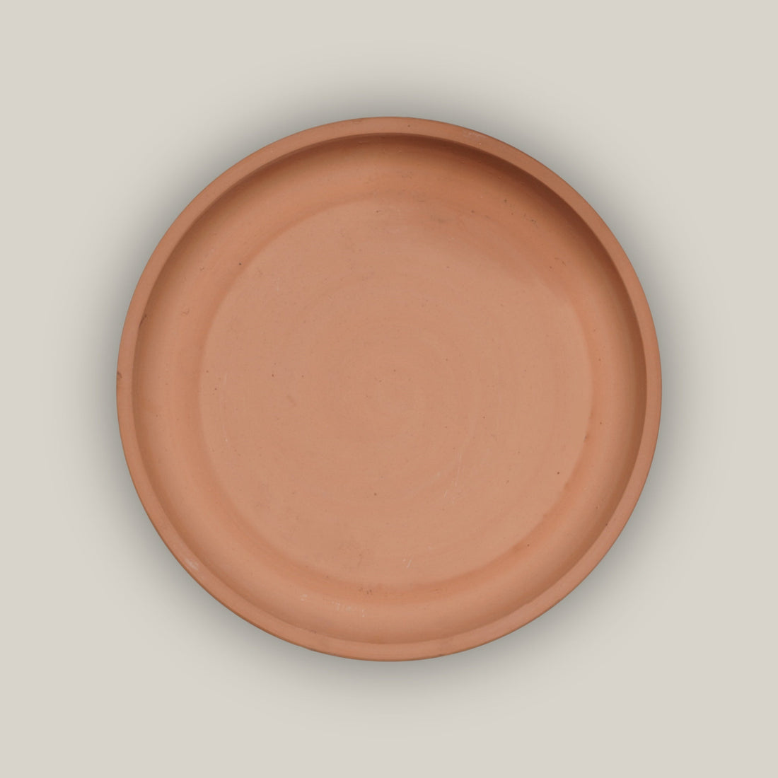 6135H27FS - Round | Unglazed Ceramic Plant Saucer | High Fired Ecofriendly Clay - Sizes 8&quot;-24&quot;