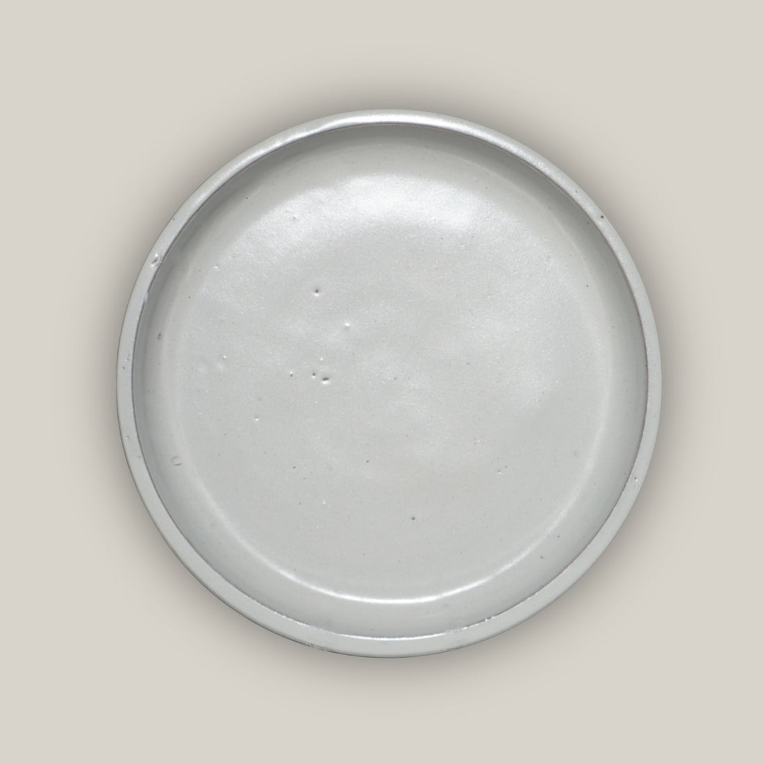 6135H25FS - Round | White Ceramic Plant Saucer | High Fired Ecofriendly Clay - Sizes 8&quot;-24&quot;
